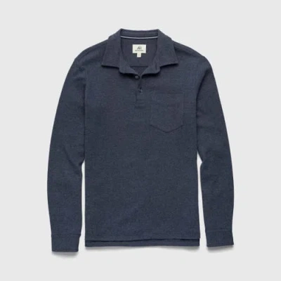 Surfside Supply Co. Cary Fleece Polo In Blue