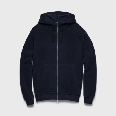Surfside Supply Co. Danny Full-zip Fuzzy Fleece Hoodie In Blue