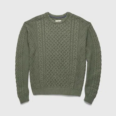 Surfside Supply Co. Eddie Knit Sweater In Green