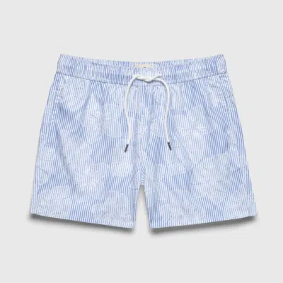 Surfside Supply Co. Jimmy 5" Stripe Floral Volley In Blue