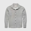 Surfside Supply Co. Louis Soft Textured Overshirt In Gray