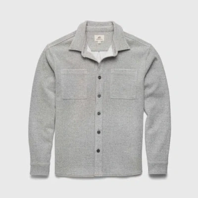 Surfside Supply Co. Louis Soft Textured Overshirt In Gray
