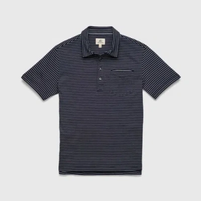 Surfside Supply Co. Michael Stripe Polo In Black