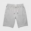 Surfside Supply Co. Sailor Drawstring Terry Short In Heather Grey