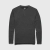 Surfside Supply Co. Sean Ultra Soft Classic Henley In Gray