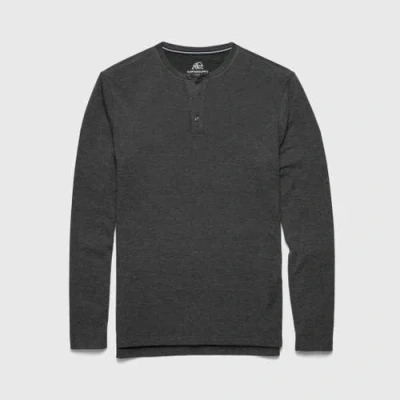Surfside Supply Co. Sean Ultra Soft Classic Henley In Gray