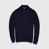 Surfside Supply Co. Stu Raglan Rollneck Sweater In Navy