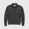 Surfside Supply Co. Wesley Polo Cardigan In Gray