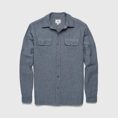 Surfside Supply Co. Zhu Double Gauze Shirt In Blue