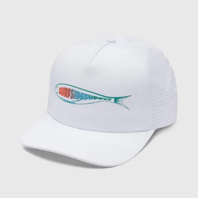 Surfside Supply Hook Perforated Performance Hat In White