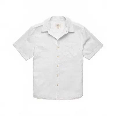 Surfside Supply Men's Joey Slub Shirt In Brilliant White