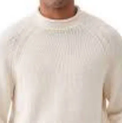 Surfside Supply Raglan Rollneck Sweater In Jet Stream In White