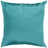 Surya Solid Luxe Throw Pillow In Blue