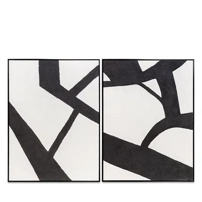 Surya Aasmaa Wall Art, Set Of 2 In White