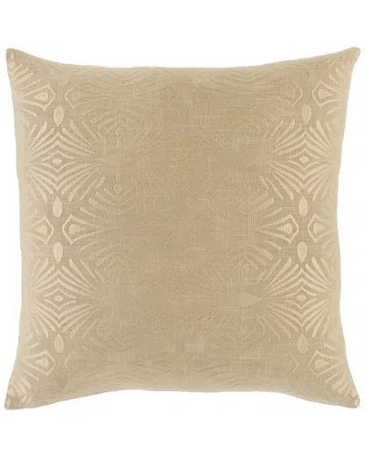 Surya Accra Down Pillow Kit In Khaki