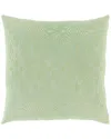 Surya Accra Down Pillow Kit In Mint