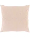 Surya Accra Polyester Pillow In Peach