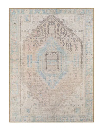 Surya Alanya Machine-washable Rug In Denim