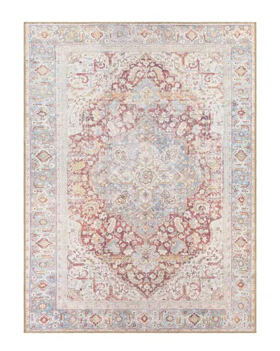 Surya Alanya Machine-washable Rug In Orange
