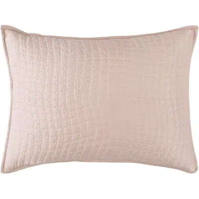 Surya Albany Cotton Blend Envelope Sham In Blush