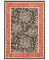 Surya Alfresco Alf-9592 Black 2'3" X 4'6" Area Rug, Indoor/outdoor In Black
