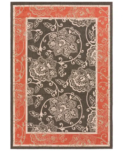 Surya Alfresco Alf-9592 Black 2'3" X 4'6" Area Rug, Indoor/outdoor