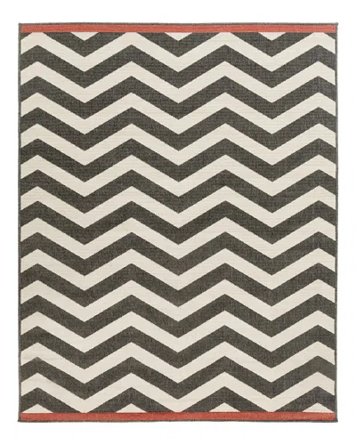 Surya Alfresco Alf-9646 Area Rug, 8'10 X 12'10 In Black