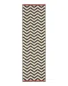 Surya Alfresco Alf-9646 Runner Area Rug, 2'5 X 11'10 In Black