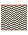 Surya Alfresco Alf-9646 Square Area Rug, 8'10 X 8'10 In Black