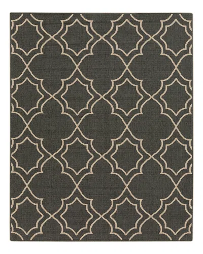Surya Alfresco Alf A Area Rug, 3'7 X 5'7 In Black