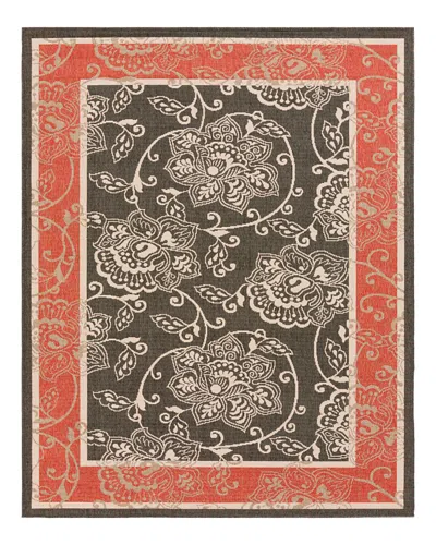 Surya Alfresco Alf B Area Rug, 5'3 X 7'7 In Black