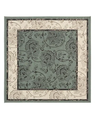 Surya Alfresco Alf B Square Area Rug, 7'3 X 7'3 In Sage