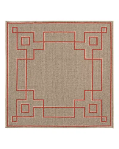 Surya Alfresco Alf-f Square Area Rug, 8'10 X 8'10 In Brown