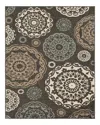 Surya Alfresco Alf-j Area Rug, 3'7 X 5'7 In Black