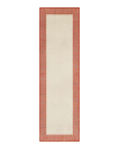 Surya Alfresco Alf-n Runner Area Rug, 2'5 X 11'10 In Burnt Orange