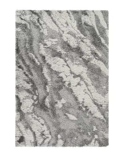 Surya Alta Shag Contemporary Rug In Gray