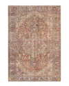 Surya Amelie Traditional Machine Washable Rug In Orange