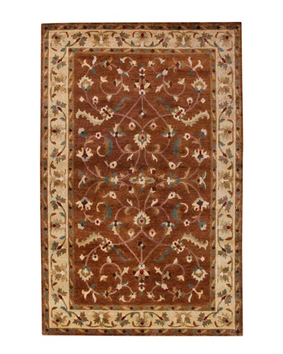 Surya Anastacia Hand-knotted 9ft X 13ft Rug In Brown