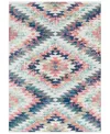 Surya Anika Ani-1027 White 7'10" X 10'3" Area Rug In Blue