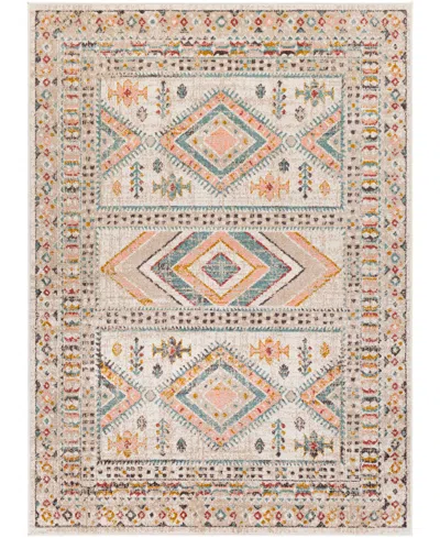Surya Ankara Akr-2336 5'2" X 7' Area Rug In Pink,beige