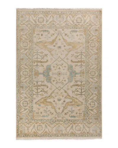 Surya Antique Area Rug, 5'6 X 8'6 In Sage/khaki Camel