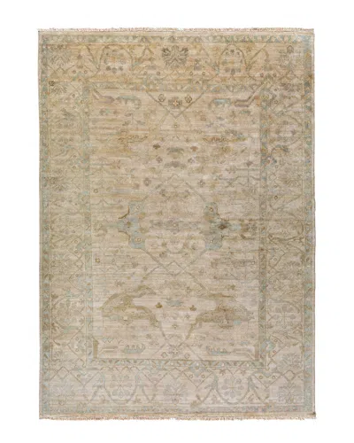 Surya Antique Hand Knotted Rug In Brown