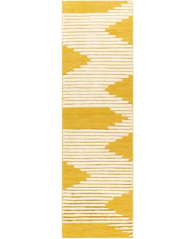 Surya Apache Apa-2312 2'6" X 8' Runner Area Rug In White