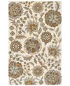 Surya Athena Ath-5063 Denim 4' X 6' Area Rug In Denim