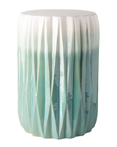 Surya Aynor 17.25in Garden Stool In Blue