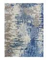 Surya Banshee Area Rug, 8' X 11' In Blue/cream/camel