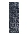 Surya Banshee Runner Area Rug, 2'6 X 8' In Navy/denim