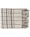 Surya Barke Beige Throw In Multi