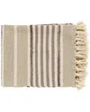 Surya Beau Khaki Throw In Multi