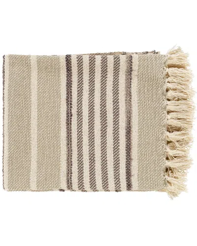Surya Beau Khaki Throw In Multi